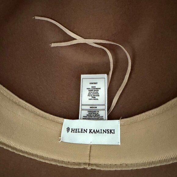 Helen Kaminski Orpella Cashmere Fedora in Camel main image 6